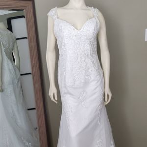 Sheath wedding dress